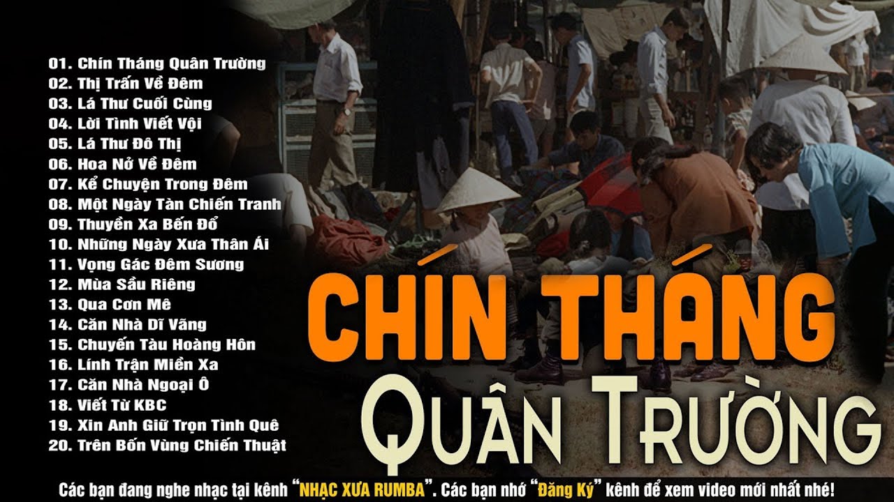 Nhạc Xưa Rumba Hay Bất Hủ | CHÍN THÁNG QUÂN TRƯỜNG - Lk Nhạc Lính Xưa 1975 Đình Đám Một Thời