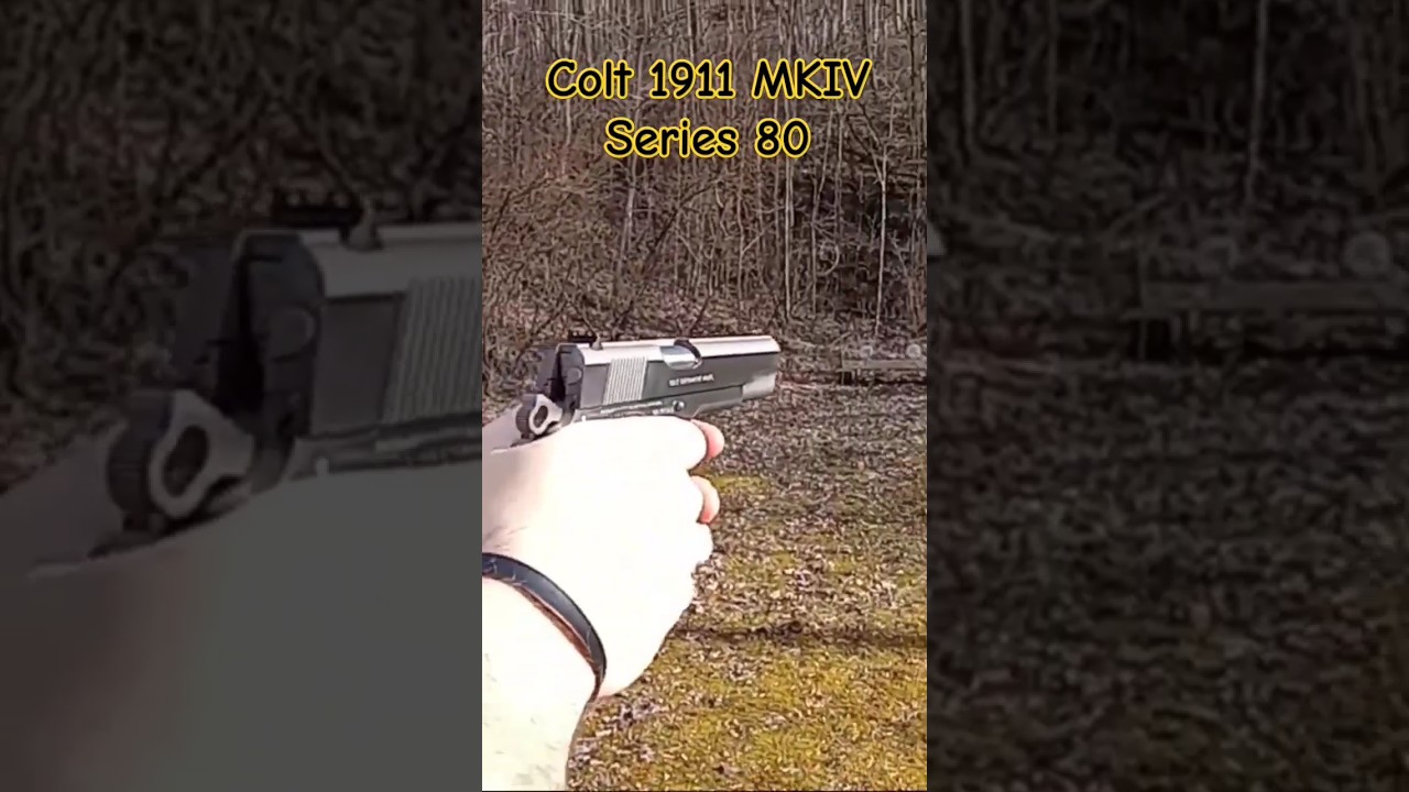 Colt 1911 MKIV Series 80 .45acp #rangetime #accurate