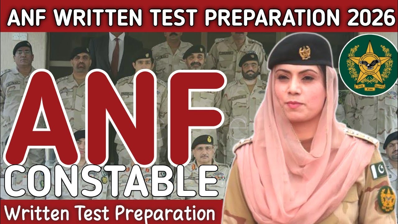 ANF Written Test Preparation 2026 || ANF test preparation 2026 | anf jobs test preparation-syllabus