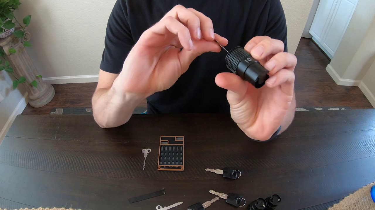 Unlocking the Sparrows 3, 6 and 10 Gridlock automotive wafer lock practice kit