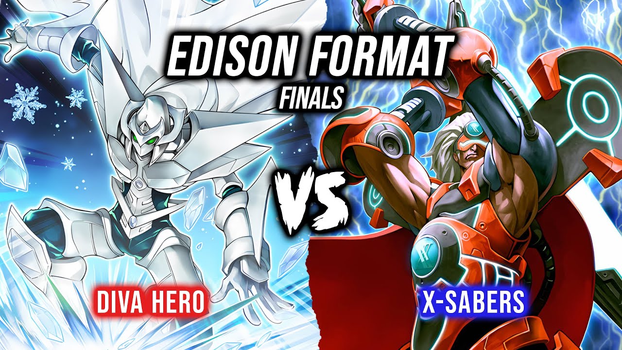 Финал формата Yu-Gi-Oh! Edison: Diva Hero против X-Sabers