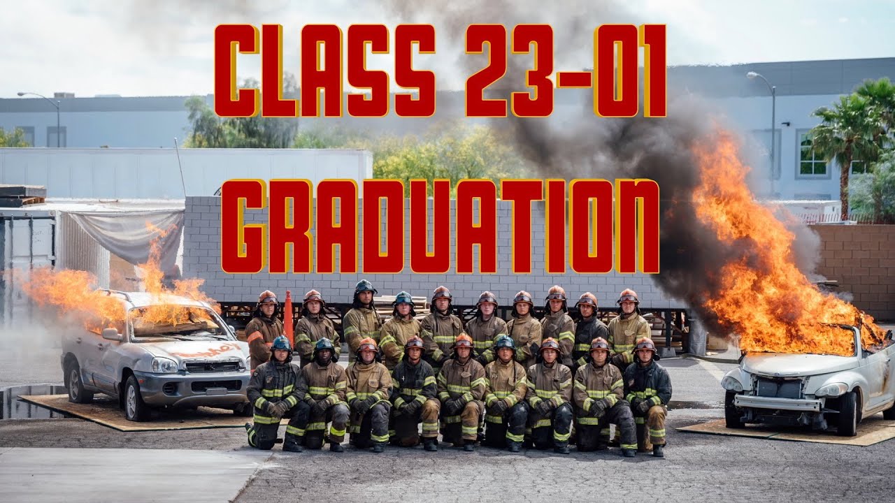 NLVFD class 23-01 graduation.