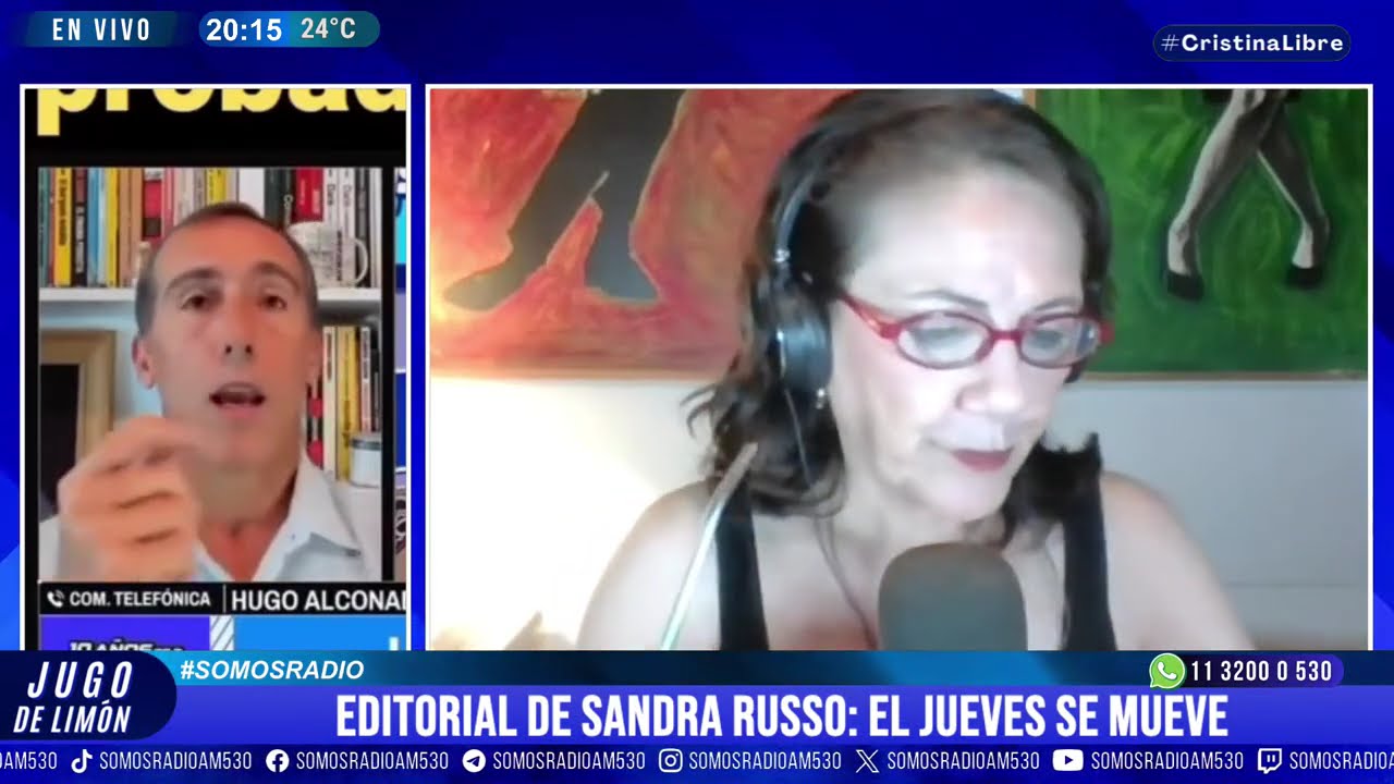 EDITORIAL DE SANDRA RUSSO: EL JUEVES SE MUEVE - JUGO DE LIMÓN - AM530