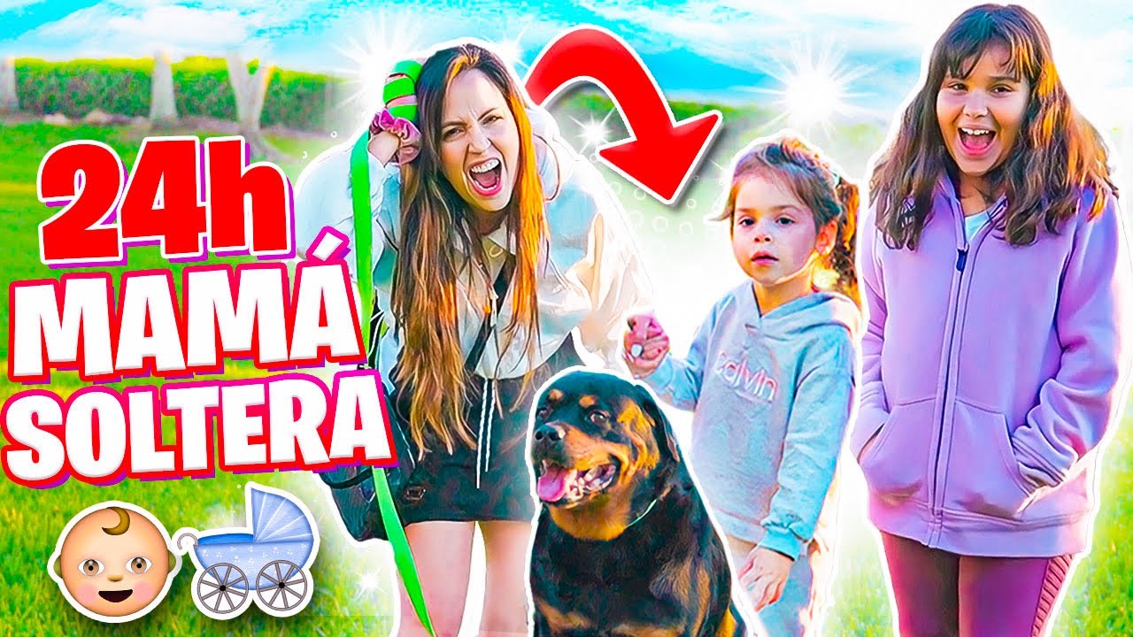 24 HORAS SIENDO MAMÁ SOLTERA DE 3 😅 UN BEBÉ, UNA ADOLESCENTE y UN PERRO 🔥 Reto Sandra Cires Art