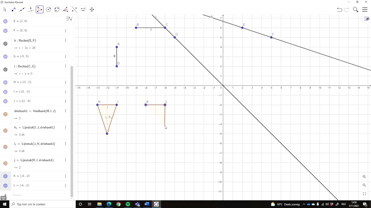 Geogebra functies
