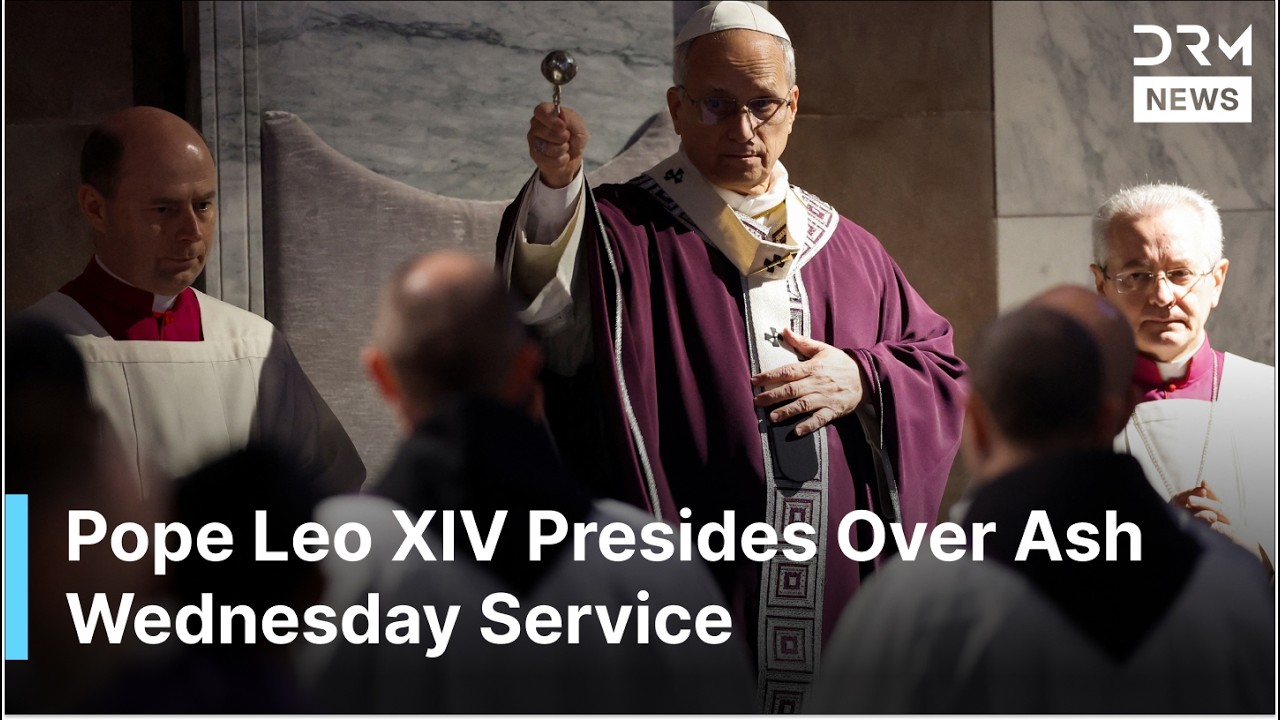 HISTORIC CEREMONY: Pope Leo Marks Start of Lent With Ash Wednesday Mass in Rome | AK1G