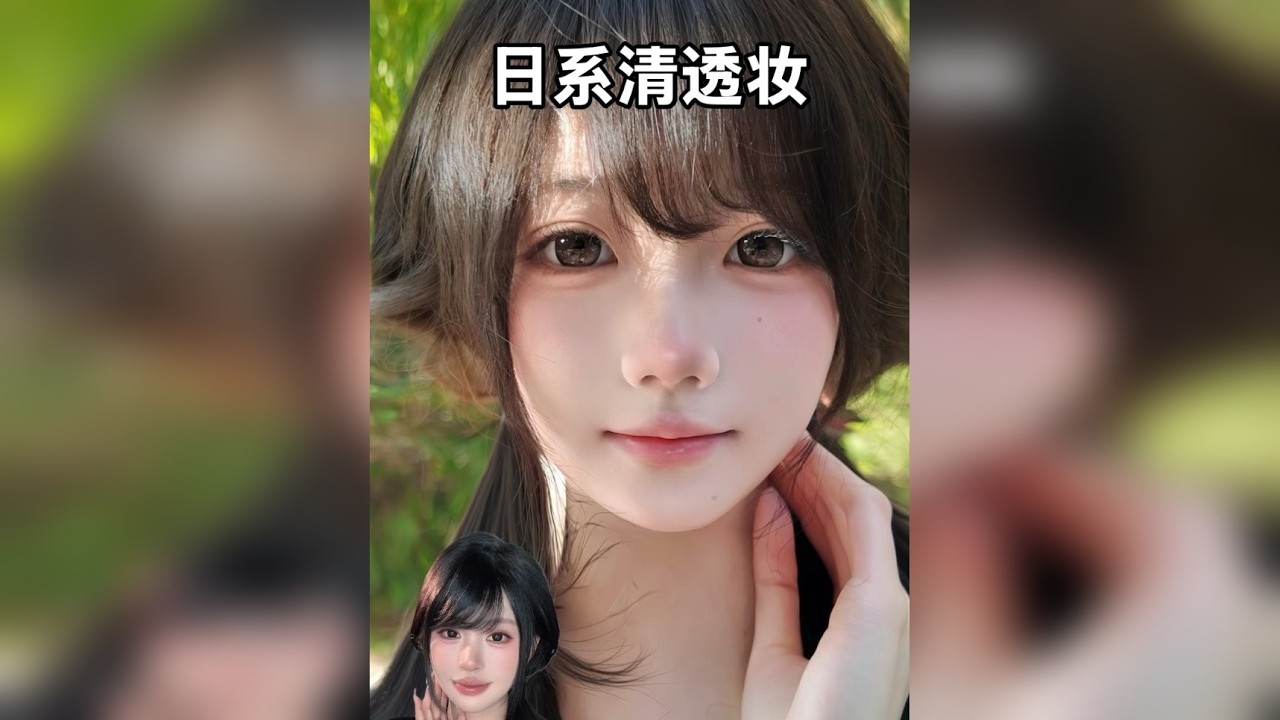 新手全妆跟练/日系清透妆，6分半超详细化妆教程原创@芋喻