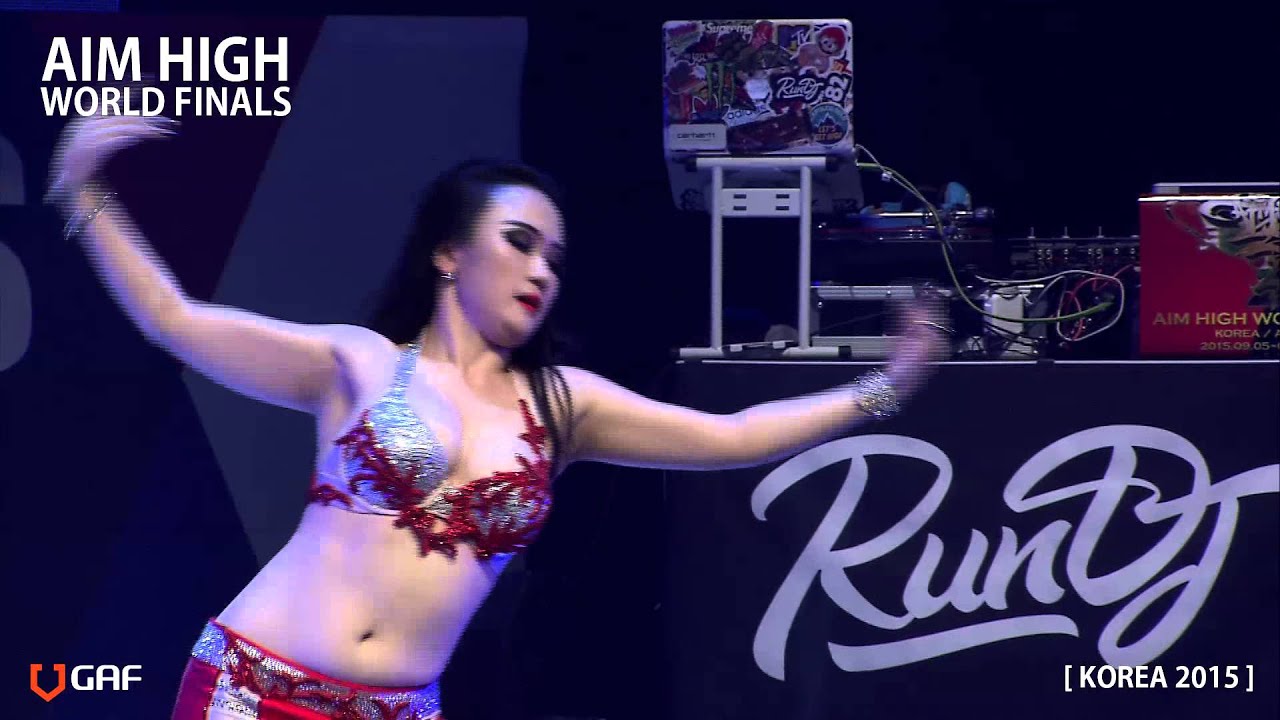 AIM HIGH KOREA 2015 / Final Round- belly battle / Jieun Yang vs Indira Kassimova