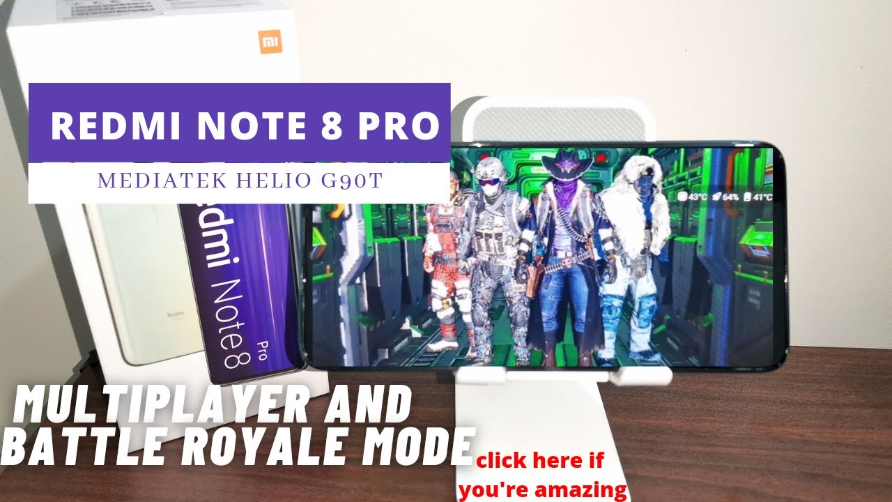 XIAOMI REDMI NOTE 8 PRO CALL OF DUTY MOBILE GAMING TEST | MEDIATEK HELIO G90T CODM HANDCAM