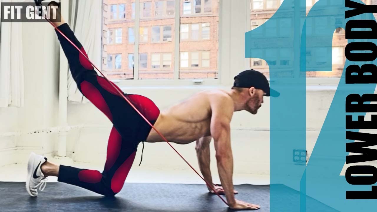 12 Lower Body Exercises for Resistance Bands - NO ATTACHING
