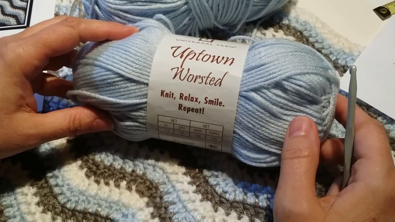 Jeté de point vagues au crochet