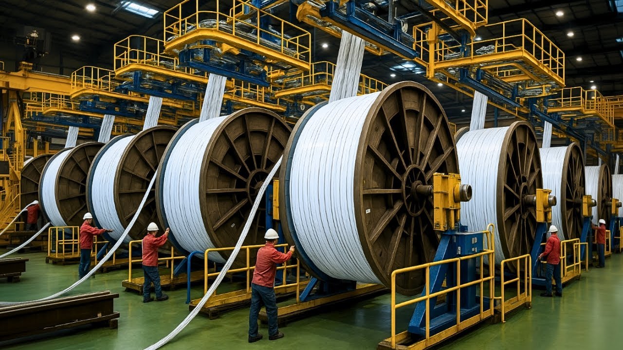 Increíble proceso de Fabricación de FIBRA ÓPTICA: el fino Cable que Lleva INTERNET Velocidad de luz