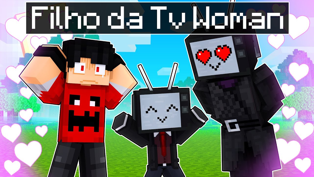 TV WOMAN e P3DRU tiveram um BEBÊ no Minecraft