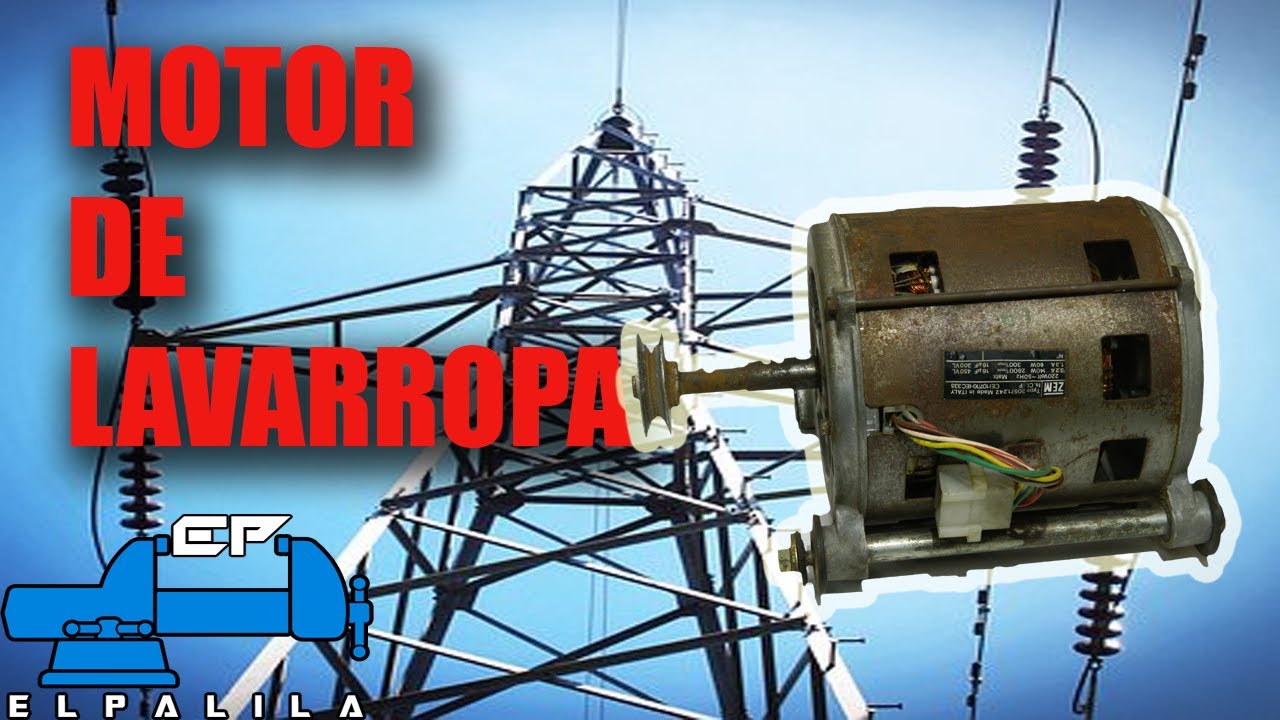 Motor de Lavarropa conexión de dos velocidades