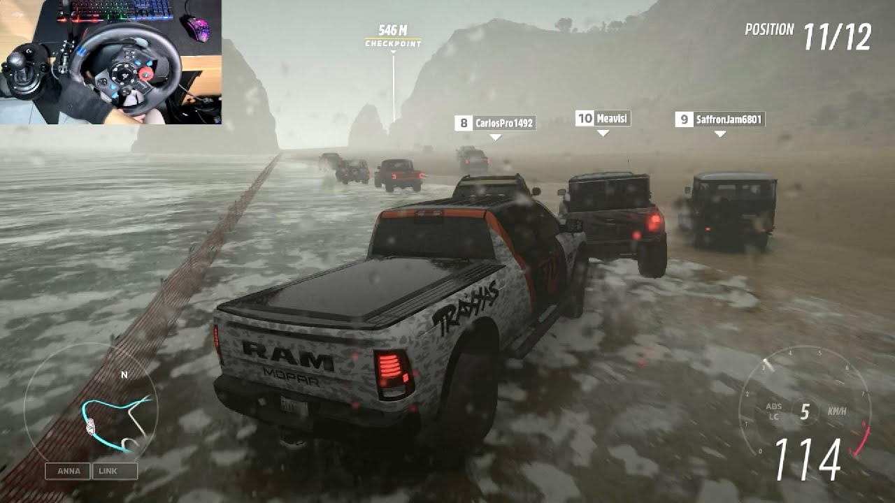 Ram 2500 Power Wagon Vs Offroad Cars | Forza Horizon 5 | Steering Wheel Gameplay