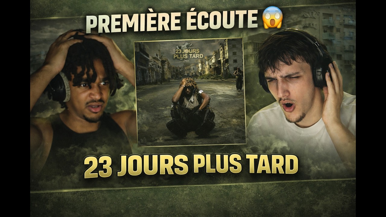 NOTRE PREMIERE ECOUTE DE 23 JOURS PLUS TARD DE JOLAGREEN 🪖(c'est de la folie)