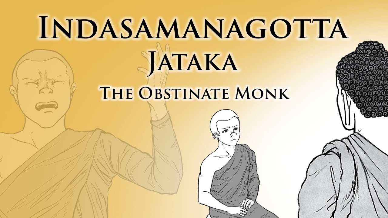 The Obstinate Monk | Indasamanagotta Jataka | Animated Buddhist Stories