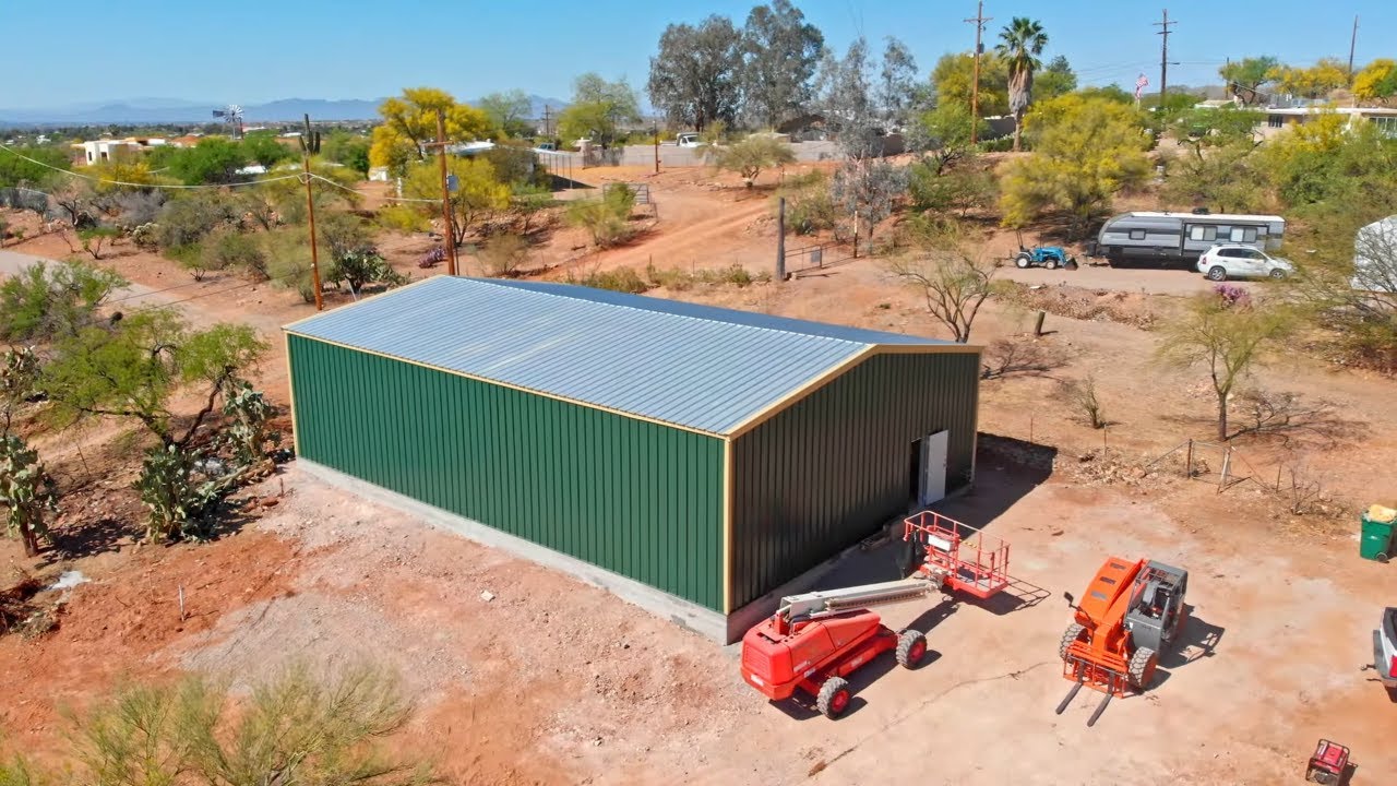 40 x 60 Metal Storage Building / Garage - Tucson Arizona