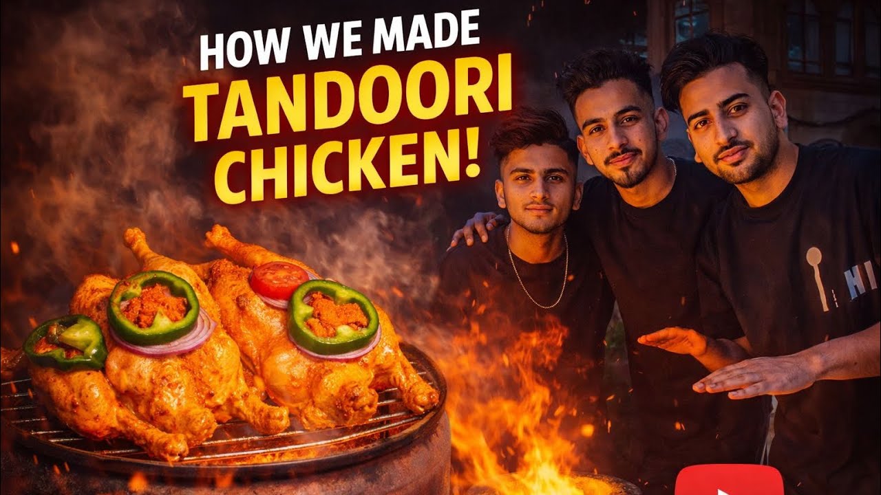 Tandoori Chicken in Winter Night ❄️🔥 | Must Watch