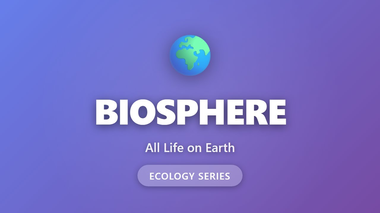 Biosphere Explained: All Life on Earth | Ecology for Beginners