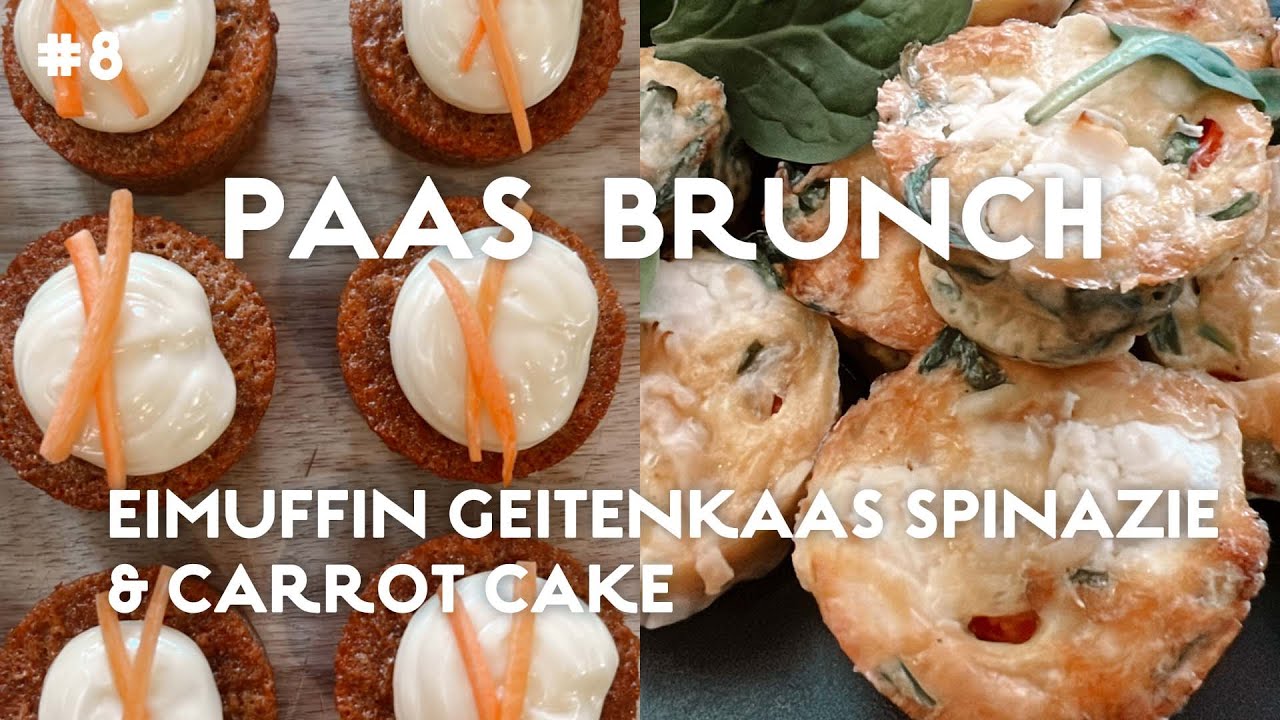 PAASBRUNCH EIMUFFIN GEITENKAAS EN CARROT CAKE - RUDY'S RECEPTEN #8
