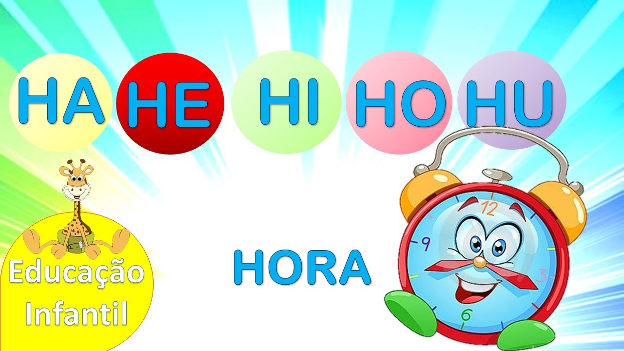 HA HE HI HO HU - Família silábica h - as sílabas