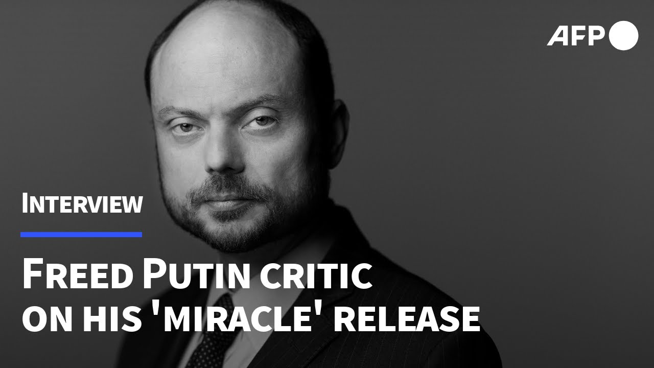 Freed Putin critic Vladimir Kara-Murza: 'The future of Russia is democratic' | AFP