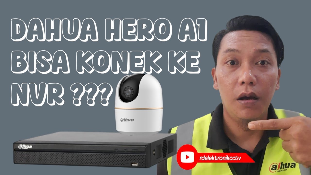 CCTV DAHUA HERO A1 DIKONEKSIKAN DENGAN NVR DAHUA | SOLUSI PEMASANGAN CCTV TANPA KABEL