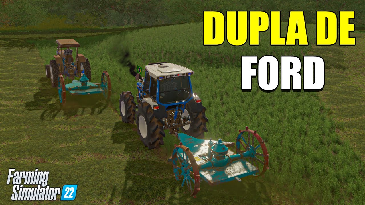 A fazenda abandonada #43 | Iniciamos o corte do capim na fazenda | Farming Simulator 22