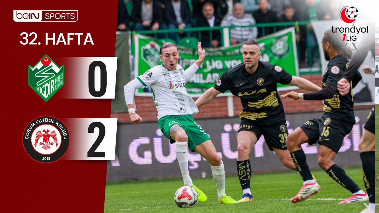 Iğdır FK (0-2) &Ccedil;orum FK | 32. Hafta Ma&ccedil; &Ouml;ZETİ | Trendyol 1. Lig - 2025/26