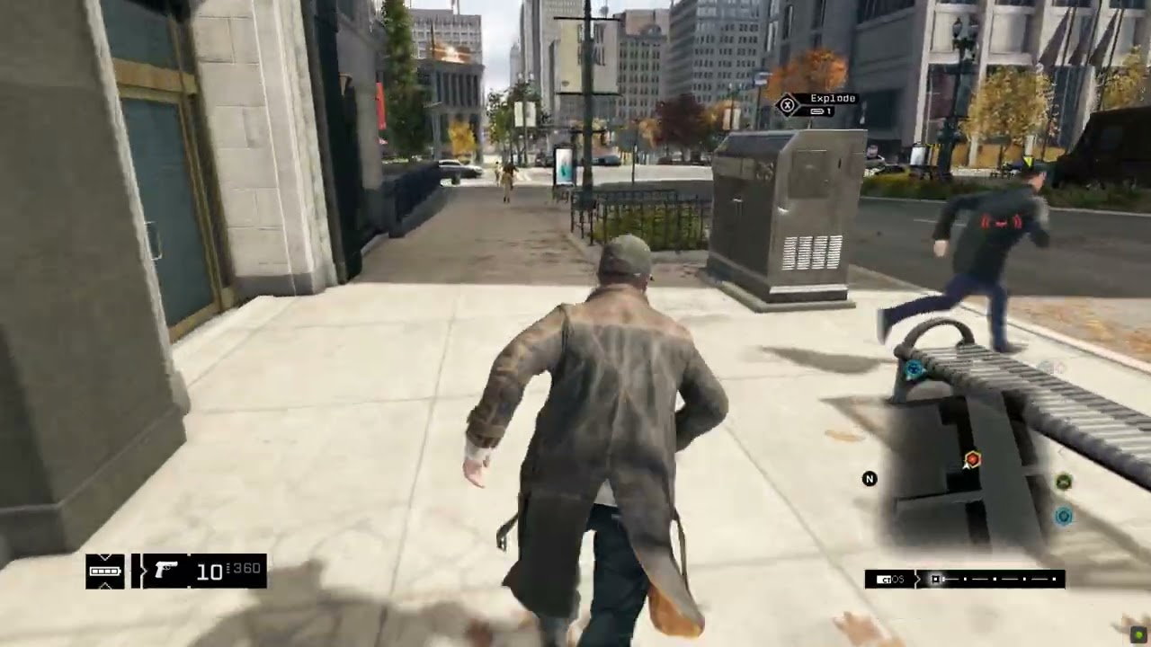 Watch Dogs Bouncy Coat Physics Test