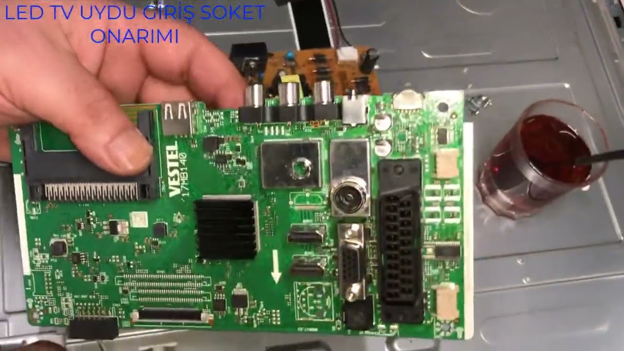 VESTEL LED TV UYDU GİRİŞ SOKET TAMİRİ