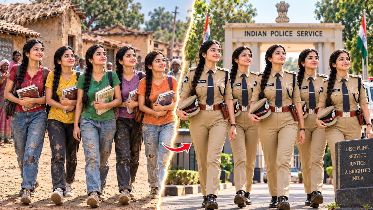 Poor Village Sisters Were Laughed At for Being Poor&hellip; Then All 5 Became IPS Officers! 😱🇮🇳