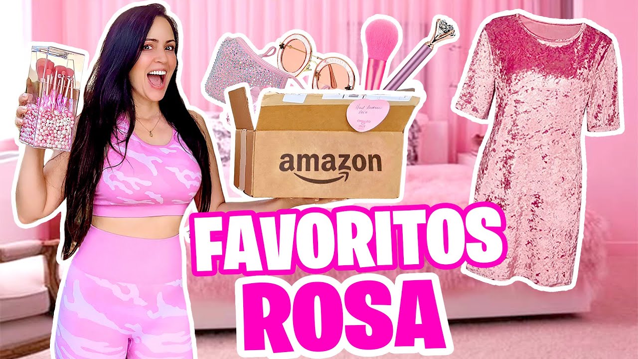 TODO ROSA!!! 10 COSAS FAVORITAS QUE NECESITAS YA! 😂 AMAZON Gift Guide 2020 🎁 Sandra Cires Art