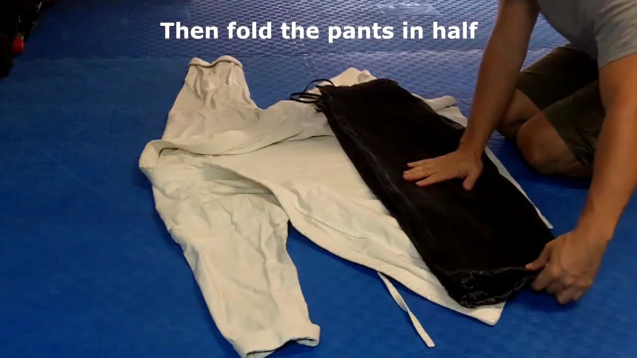 Folding a Karate Uniform (Keiko Gi)