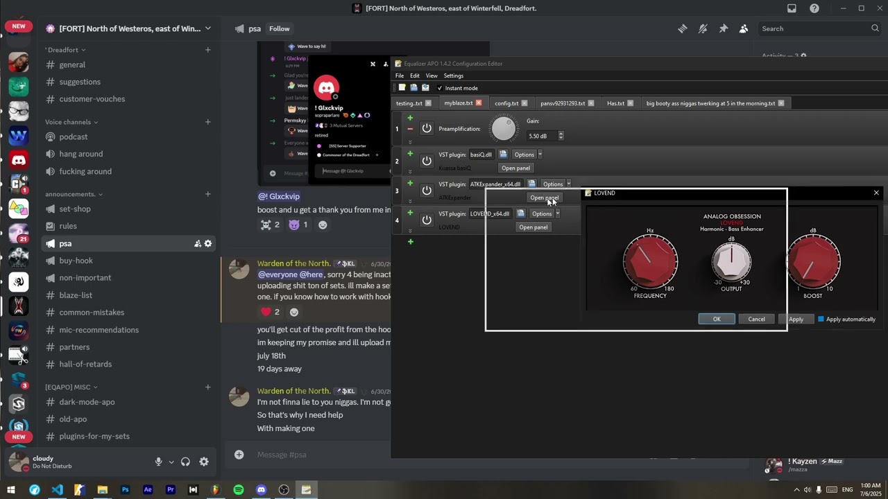 LEAKING THE BEST E-BOY MIC SETS ON APO.