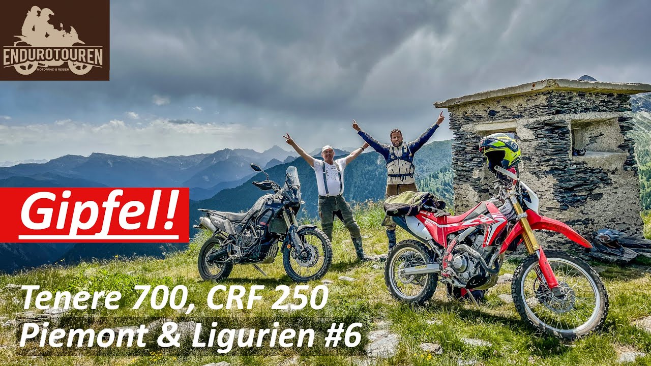 Endurowandern | Piemont Ligurien #6 | Honda CRF 300 | Gardetta gesperrt | Fauneria | Marco Pantani