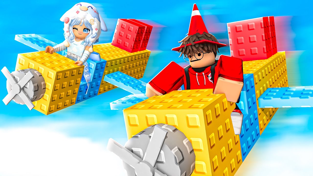 FIZEMOS UMA DISPUTA DE YOUTUBERS NO CONSTRUA UM AVIÃO