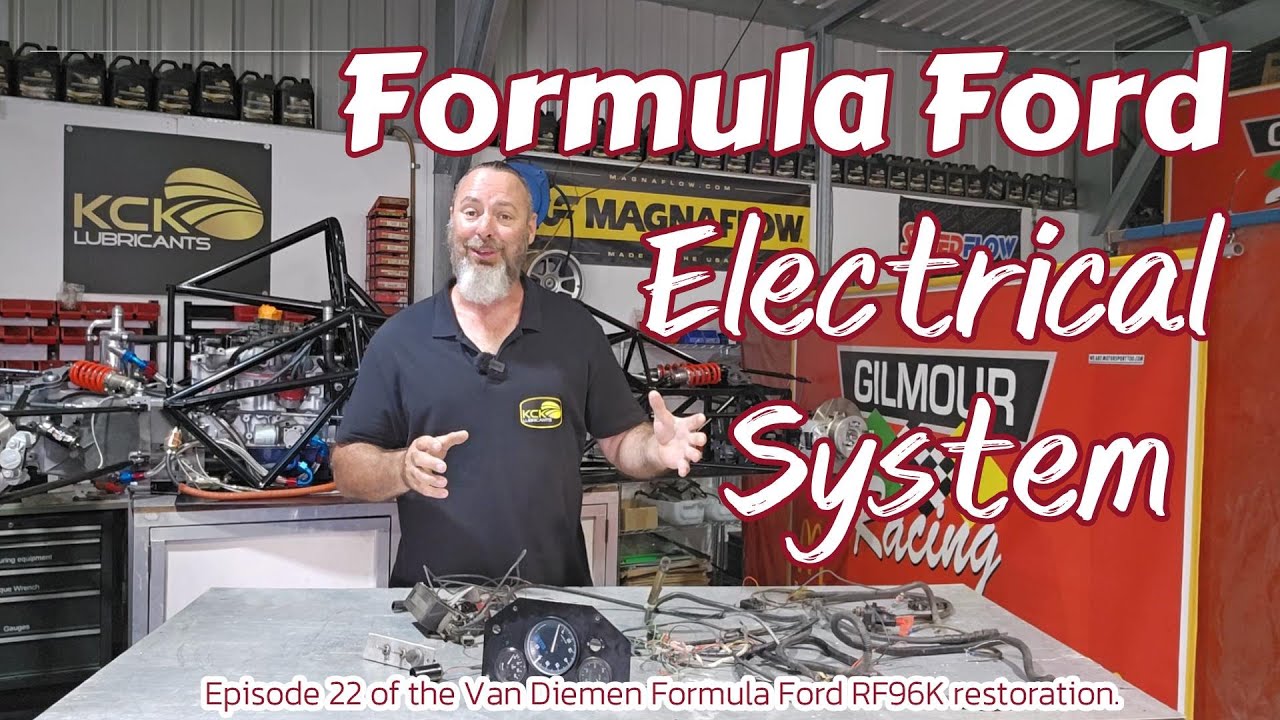 Реставрация Formula Ford Electrical System Van Diemen RF96K, эпизод 22, от KCK Racing Australia