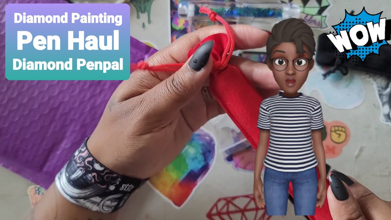 Diamond Painting Pen Haul * Diamond Penpal*