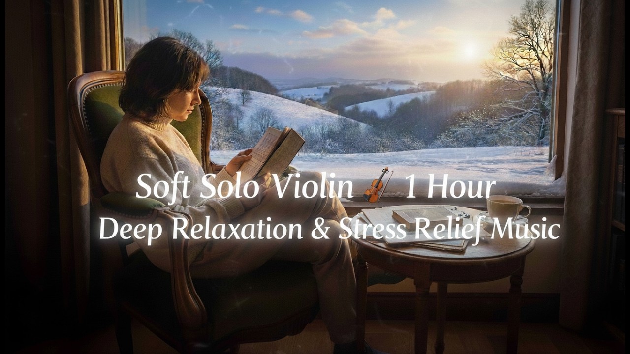 1 Hour Relaxing Solo Violin Music | Peaceful Ambient for Sleep, Study & Meditation