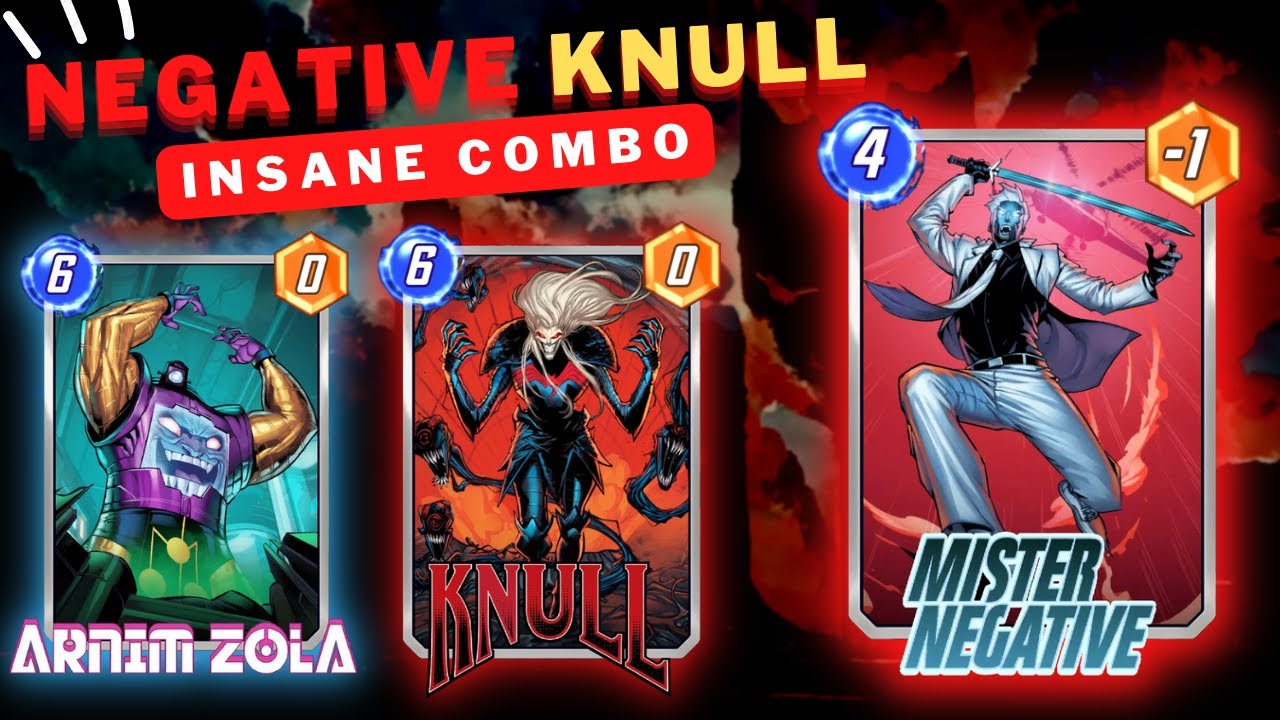 THIS IS JUST UNBELIEVABLE - Negative Knull Deck Marvel Snap