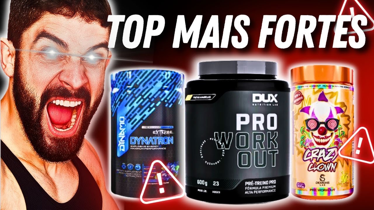 🚨Resultado Brutal! Esses São os Pré-Treinos Mais Fortes Que Já Usei (Ranking Completo)