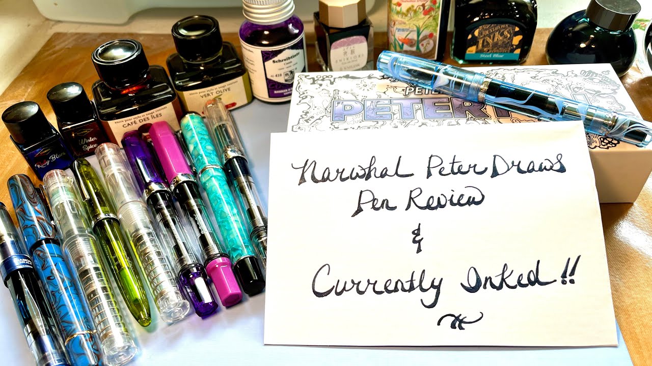 Peter Draws limited edition Narwhal review and&hellip;currently inked