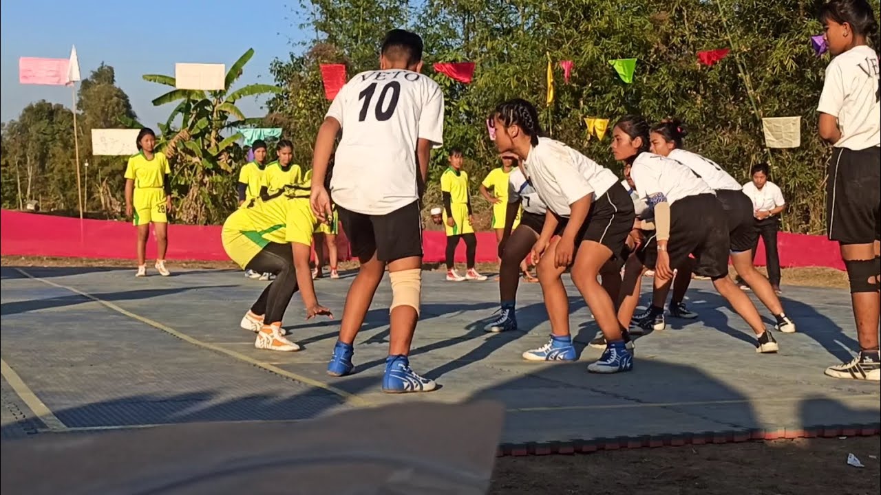 49Junior State kabaddi Champ. 2023 Manipur_(Girls Match) // At Lafupat tera // AMDASCAM VS VETO //