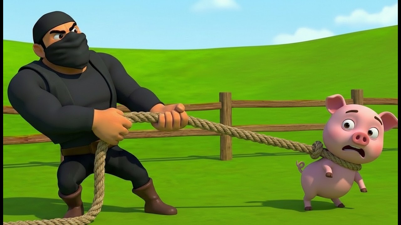 Piglet Fell into the Well! an old MacDonald Farm Rescue Story About Teamwork and Safety