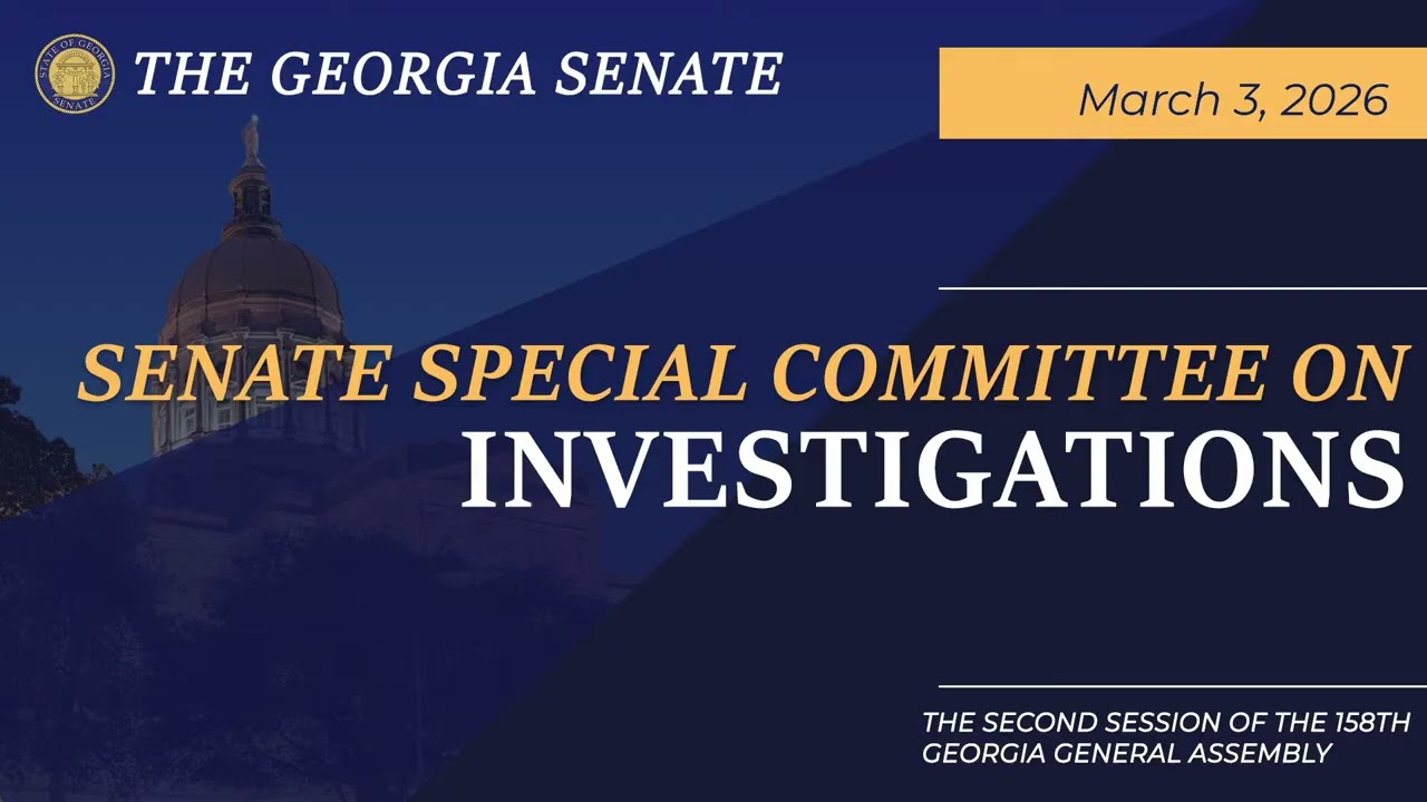 03/03/2026 Senate Special Committee on Investigations