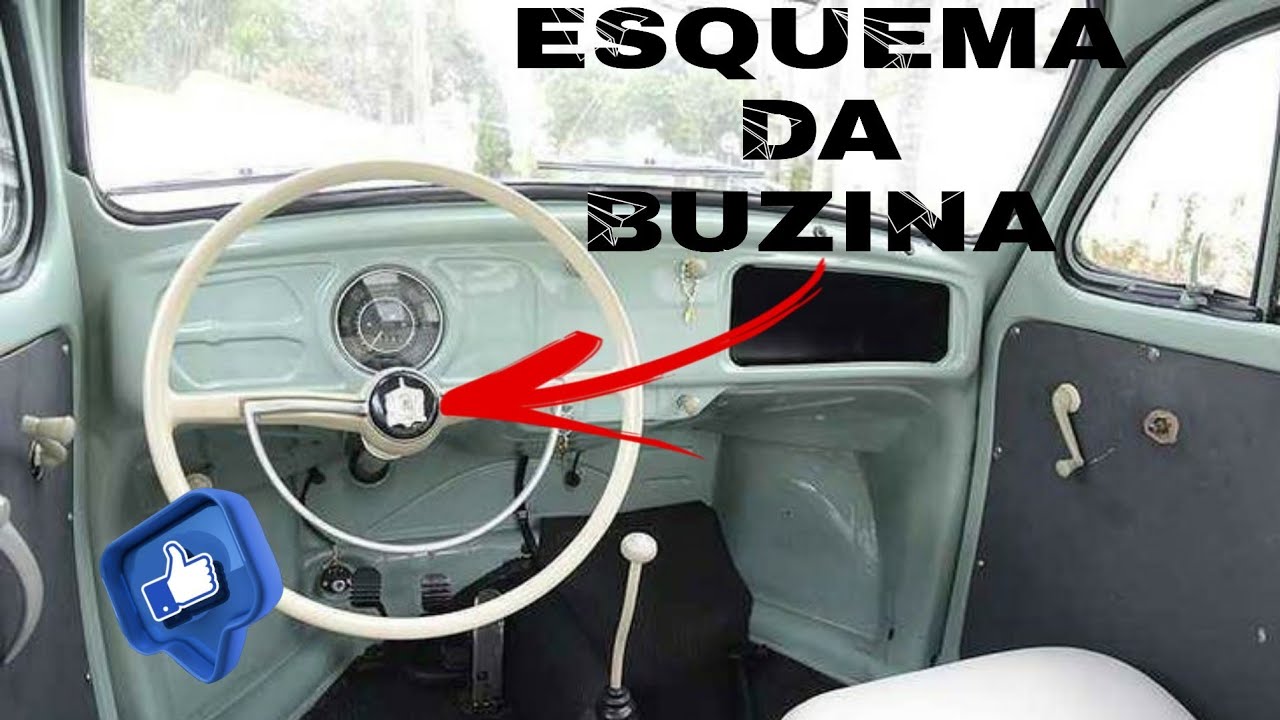 COMO FAZER A INSTALAÇÃO  DA BUZINA DO FUSCA * 2 parte *