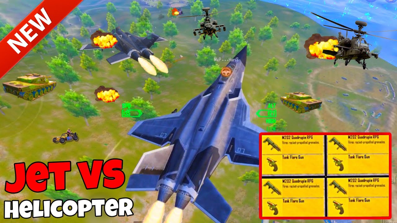 OMG!😱 JET Battles in New PAYLOAD 3.3💥 | Destroying TANK + Helicopter With Fighter JET🔥 PUBG Mobile