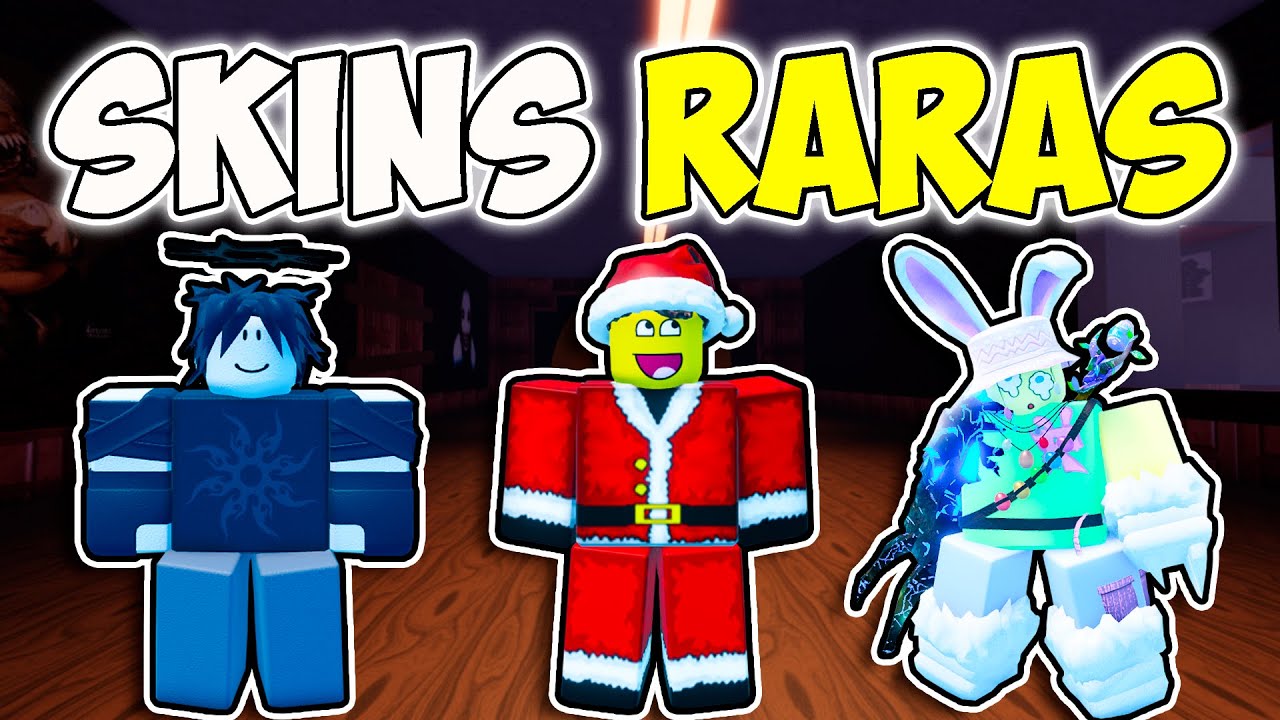 JOGANDO COM AS SKINS MAIS RARAS do FORSAKEN | ROBLOX